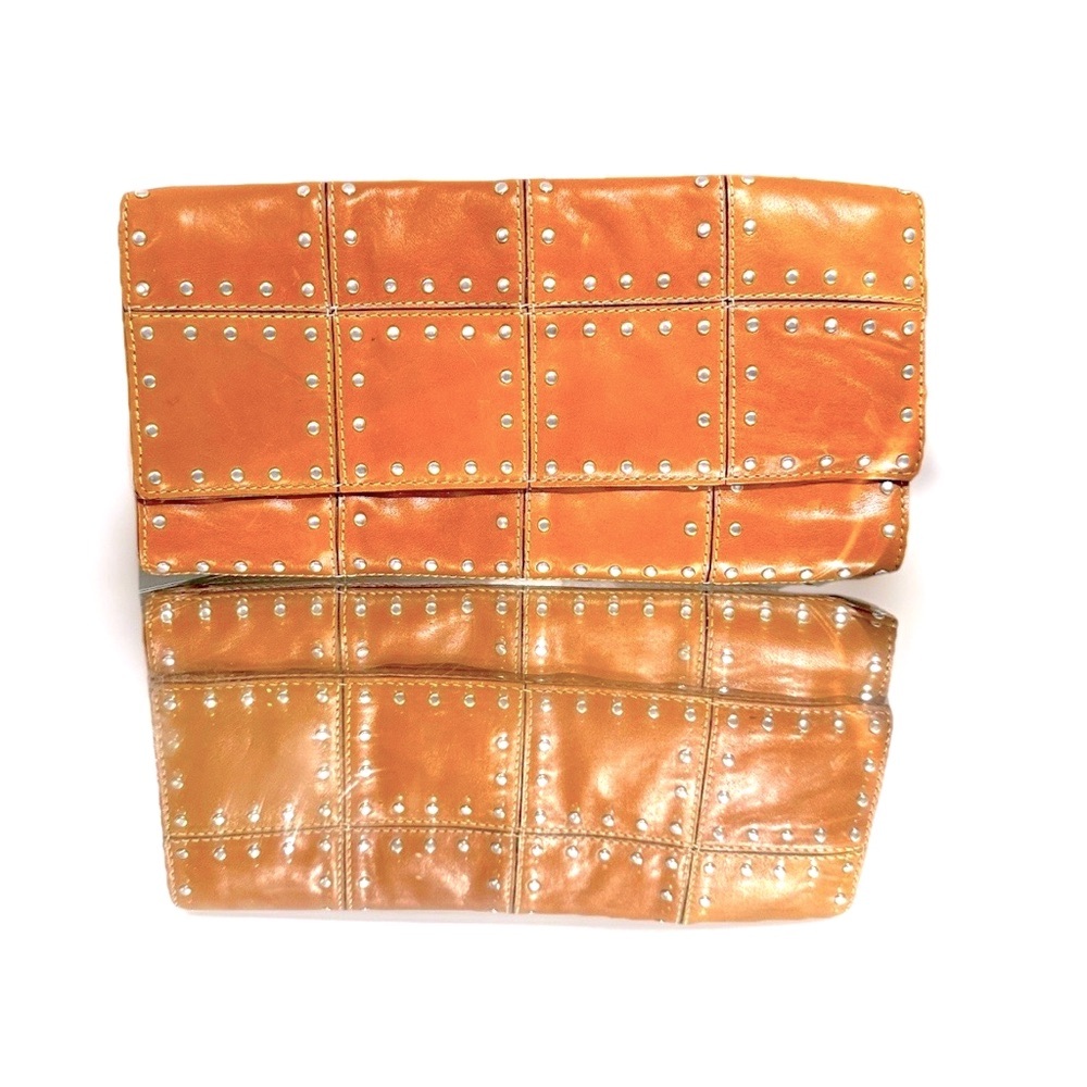 Michael Kors Studded Patchwork Leather Clutch Bag